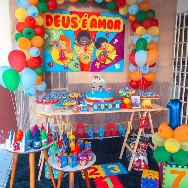 Decoração de Festa 3 Palavrinhas