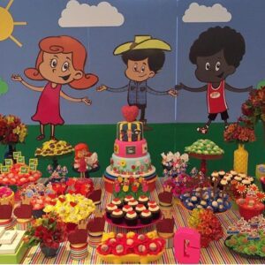 Decoração de Festa 3 Palavrinhas