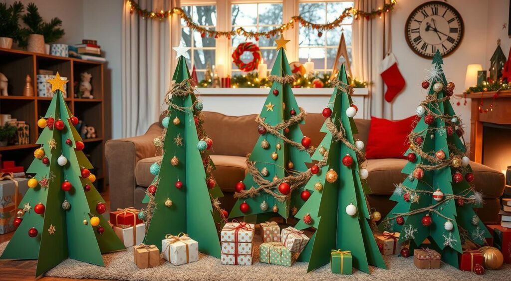 Decoração de Natal com Papelão