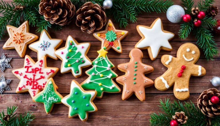 como fazer decoração de biscoito de natal