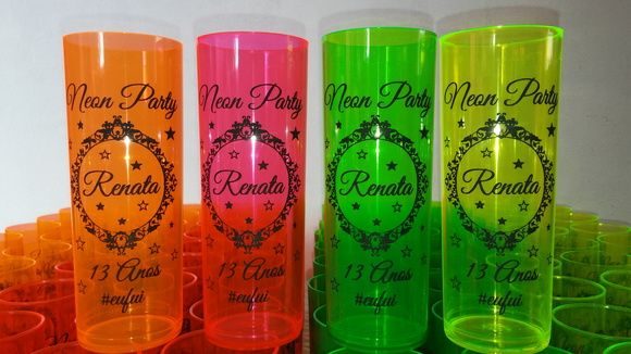 Festa Neon Simples e Barata