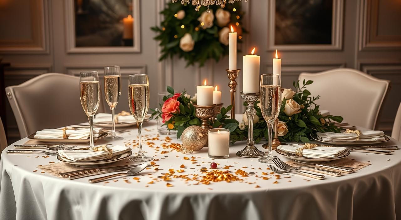 Decoração Simples para o Ano Novo