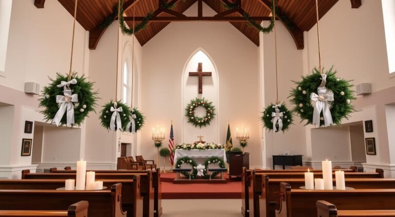 decoração de ano novo para igreja evangelica simples