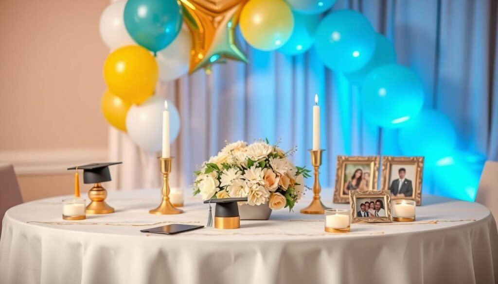 Decoração de formatura simples