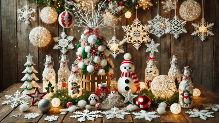 Decoração de Natal Reciclável