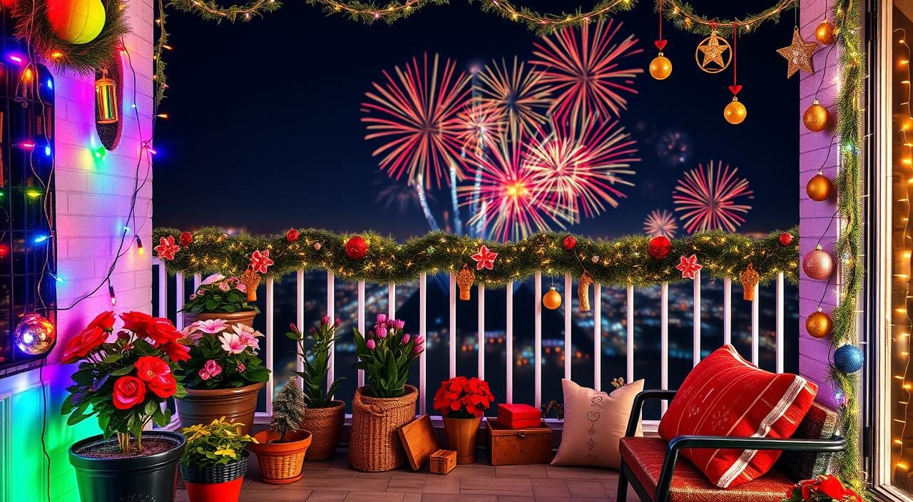 Decoração Simples para o Ano Novo