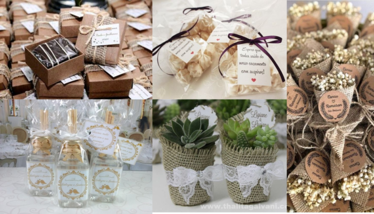 Lembrancinha de Casamento simples