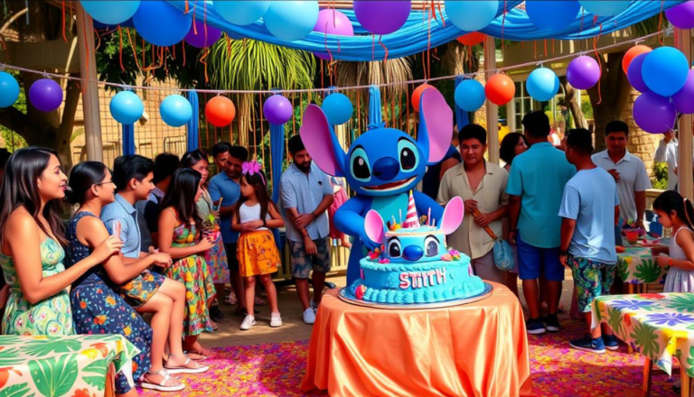 Festa do Stitch Azul