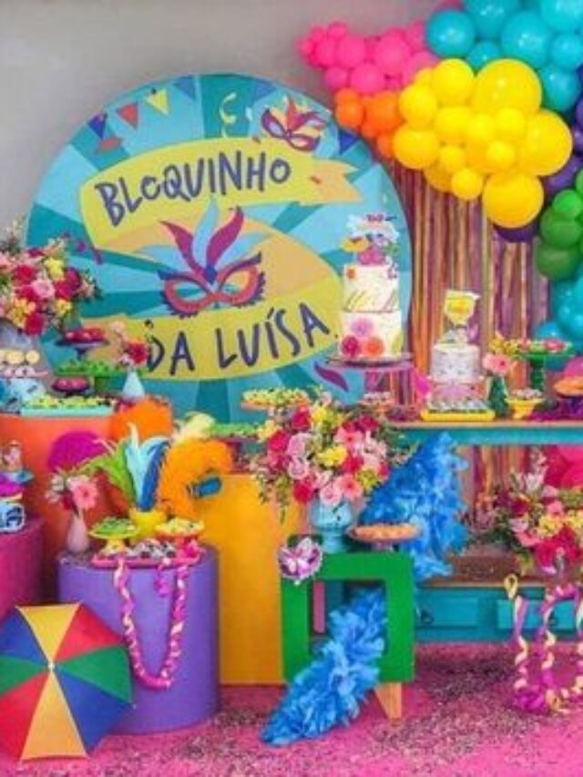 Decoração de Carnaval Simples