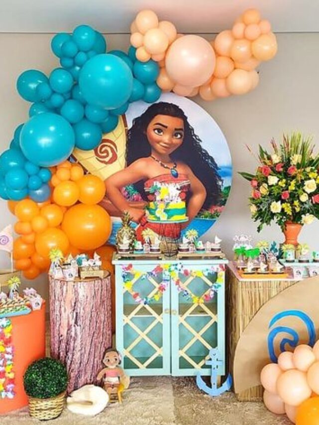 festa infantil moana