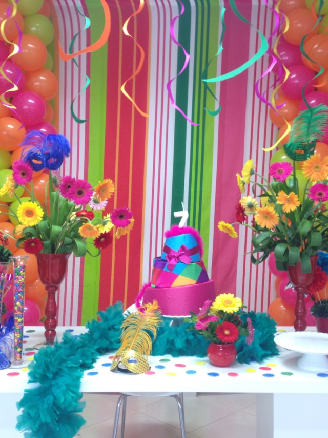 Aniversario Decoração Carnaval