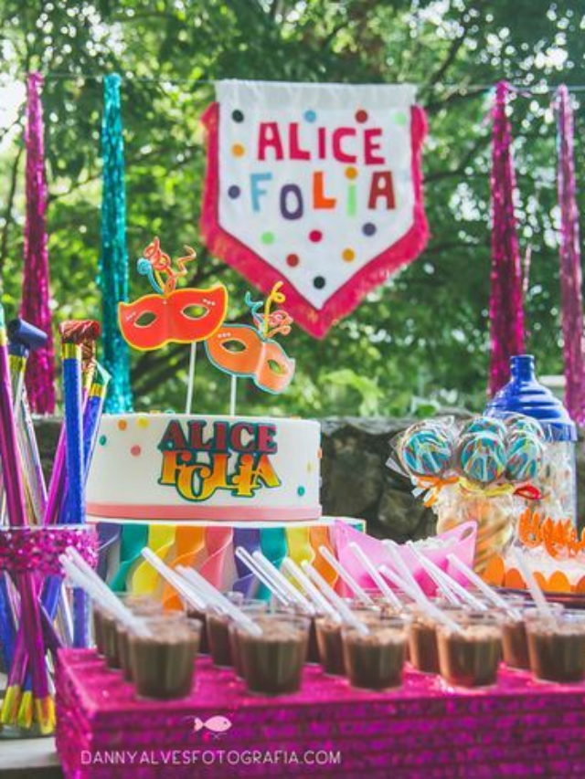 Aniversario com Tema de Carnaval