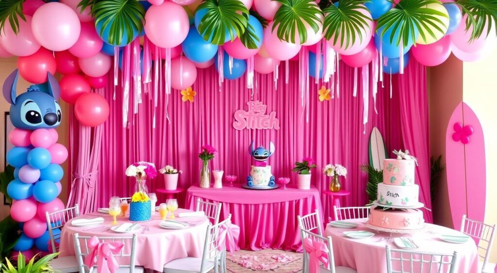 Festa do Stitch Rosa