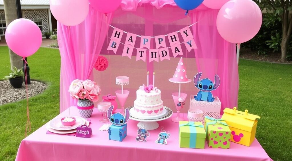 Festa do Stitch Rosa