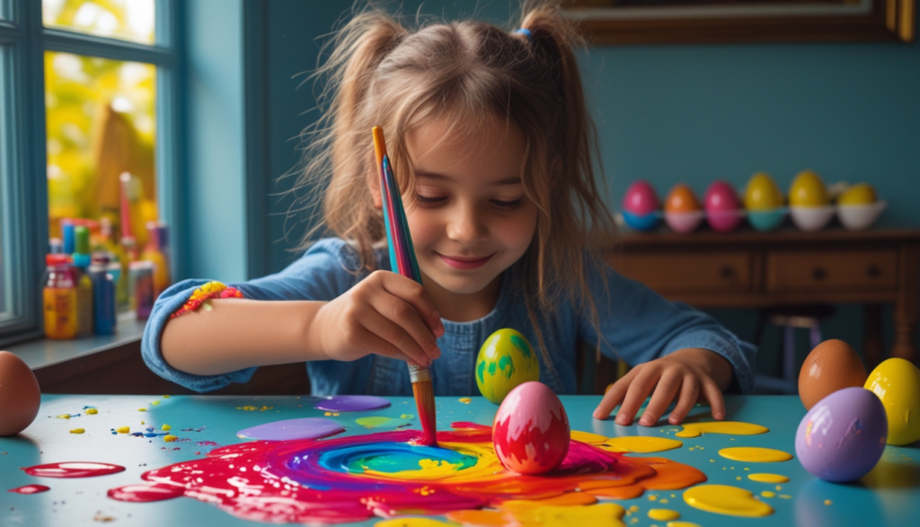 Decoração de Ovos de Páscoa