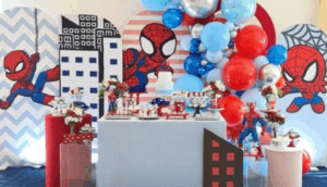 Decoração do Homem Aranha Baby